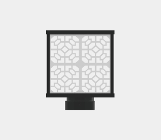 3D打印方形柱頭燈